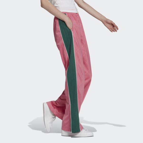 Adidas Bas De Survêtement De Luxe Rétro Ton Rose Mode