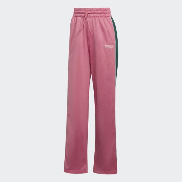 Adidas Bas De Survêtement De Luxe Rétro Ton Rose Mode