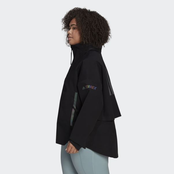 Veste Adidas Terrex Ct Myshelter Rain.rdy (grande Taille) Noir