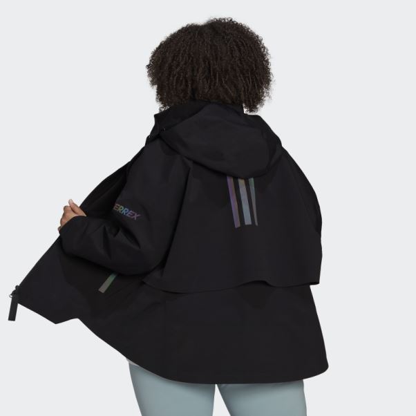 Veste Adidas Terrex Ct Myshelter Rain.rdy (grande Taille) Noir