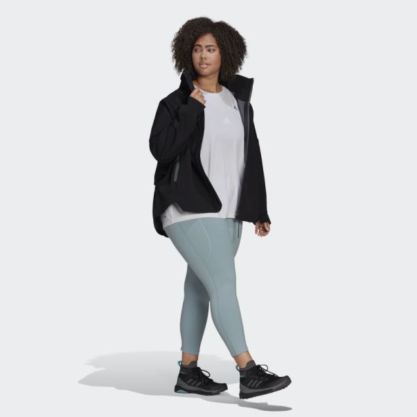 Veste Adidas Terrex Ct Myshelter Rain.rdy (grande Taille) Noir