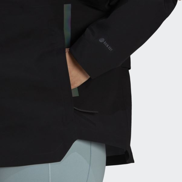 Veste Adidas Terrex Ct Myshelter Rain.rdy (grande Taille) Noir