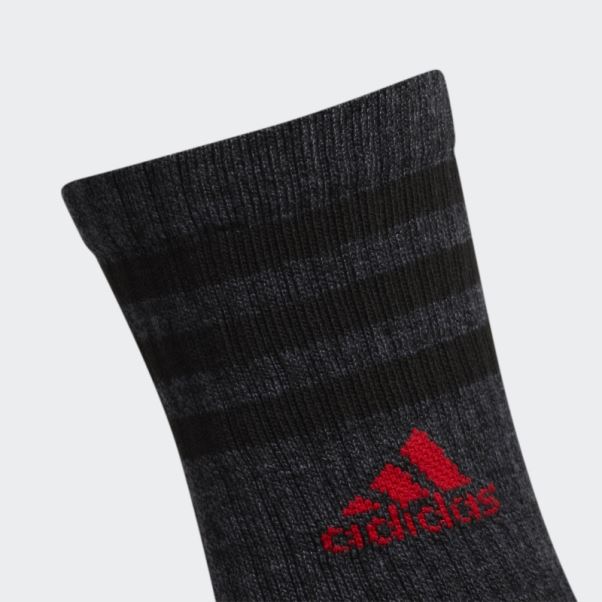 Chaussettes Mi-mollet Matelassées Gris Moyen 6 Paires Adidas