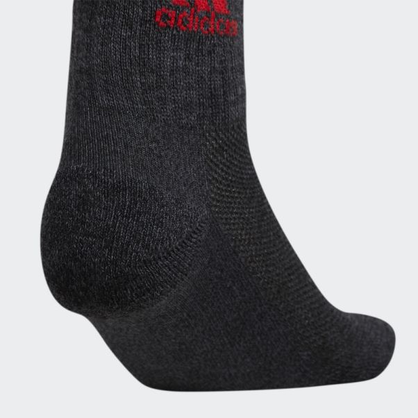 Chaussettes Mi-mollet Matelassées Gris Moyen 6 Paires Adidas