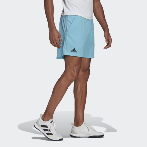 Short De Tennis Wc Adidas Cyan