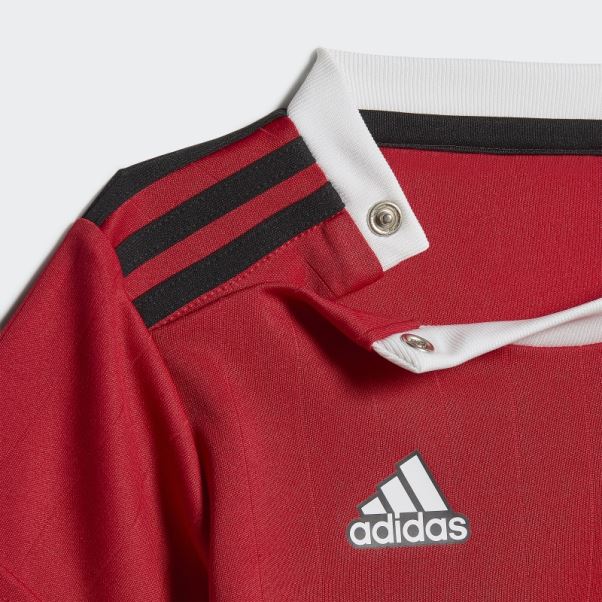 Kit Bébé Domicile Manchester United 22/23 Adidas Real Rouge
