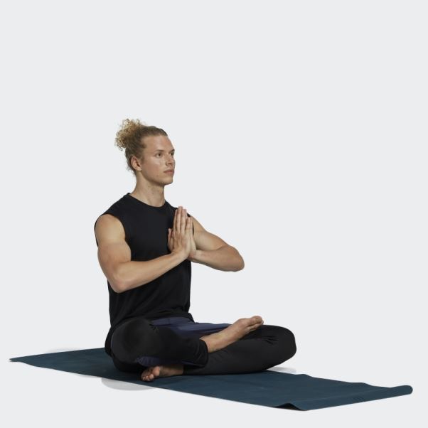 T-shirt Sans Manches Adidas Yoga Noir