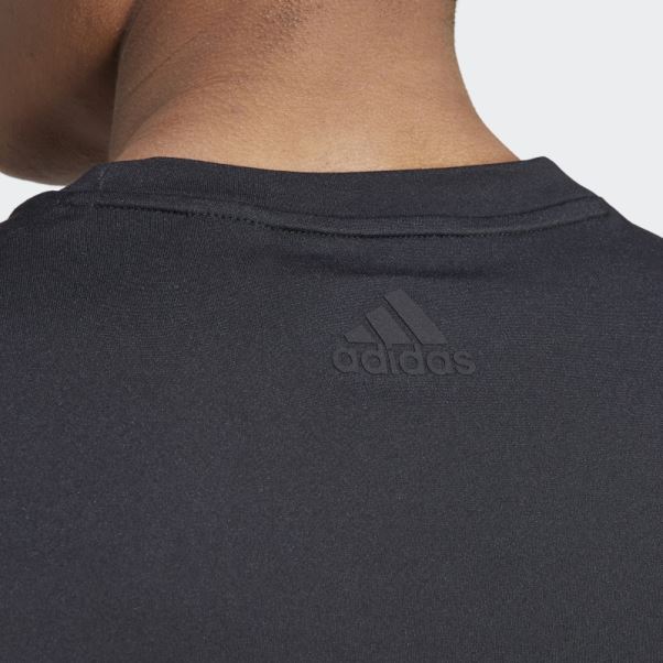 T-shirt Sans Manches Adidas Yoga Noir
