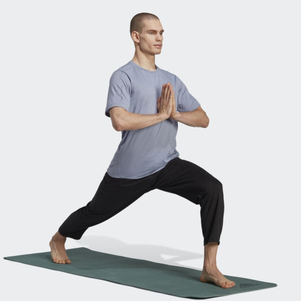 Adidas Yoga Base Training Tee Argent Violet
