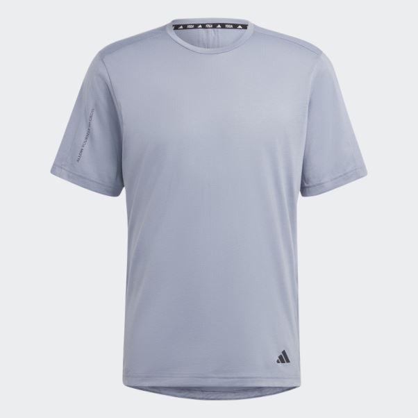 Adidas Yoga Base Training Tee Argent Violet