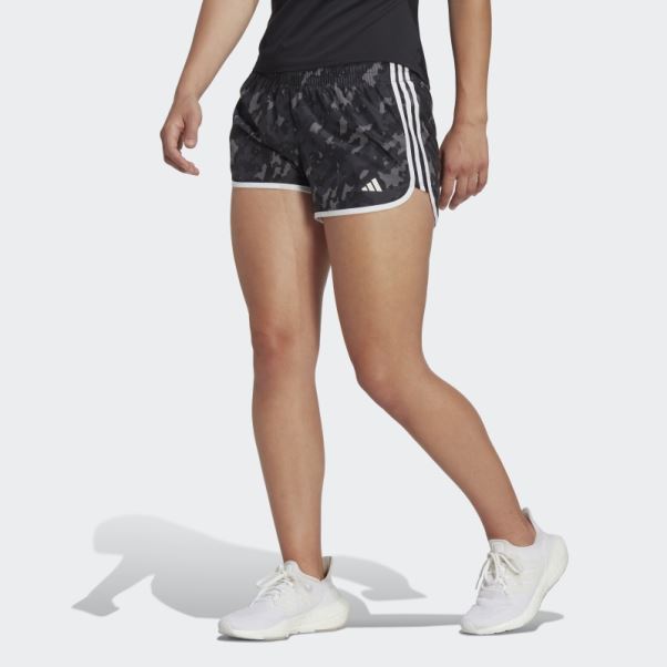 Short De Course Marathon 20 Camo Carbone Adidas