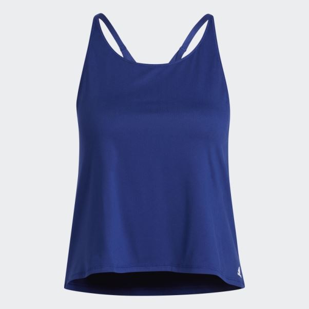 Débardeur De Yoga Bleu Victoire Adidas