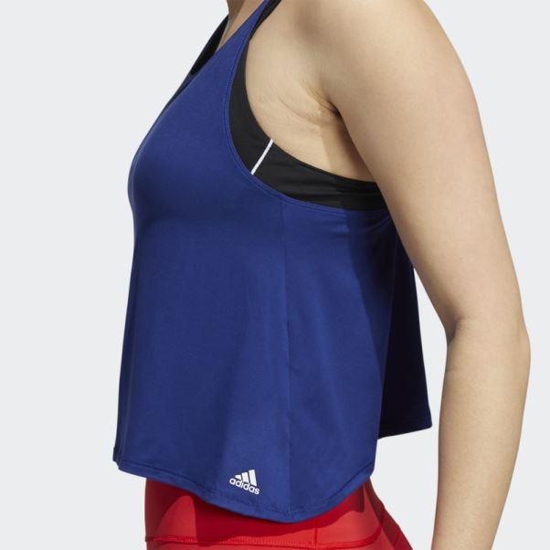 Débardeur De Yoga Bleu Victoire Adidas