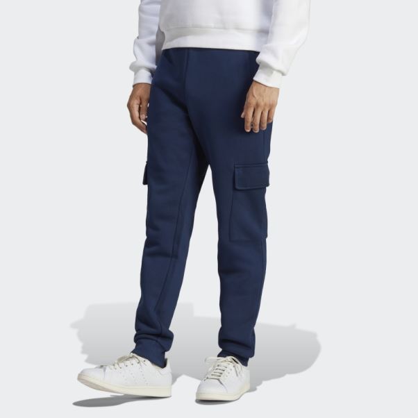 Pantalon Cargo Adidas Trefoil Essentials Night Indigo