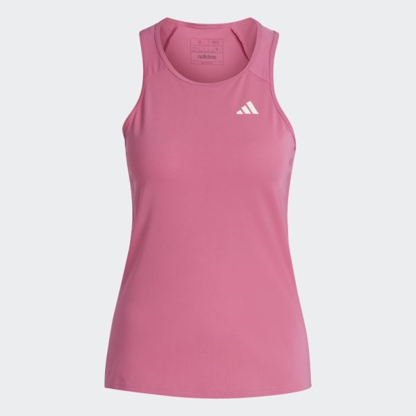 Posséder Le Débardeur De Course à Pied Adidas Fuchsia