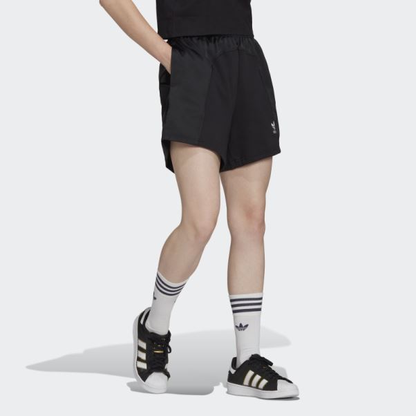 Short Adicolor Split Trèfle Noir Adidas