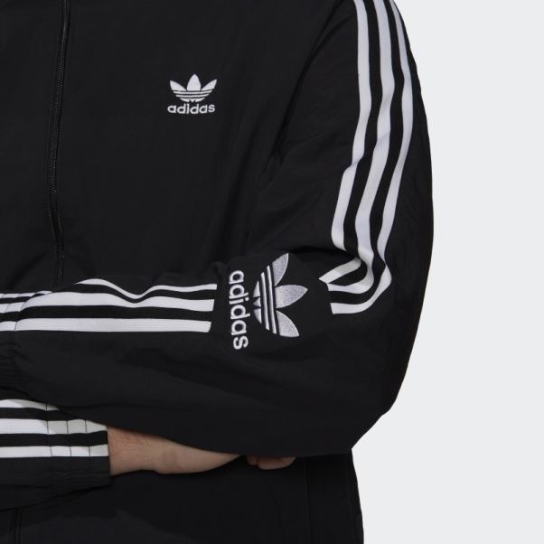 Adidas Adicolor Classics Lock-up Trèfle Survêtement Noir