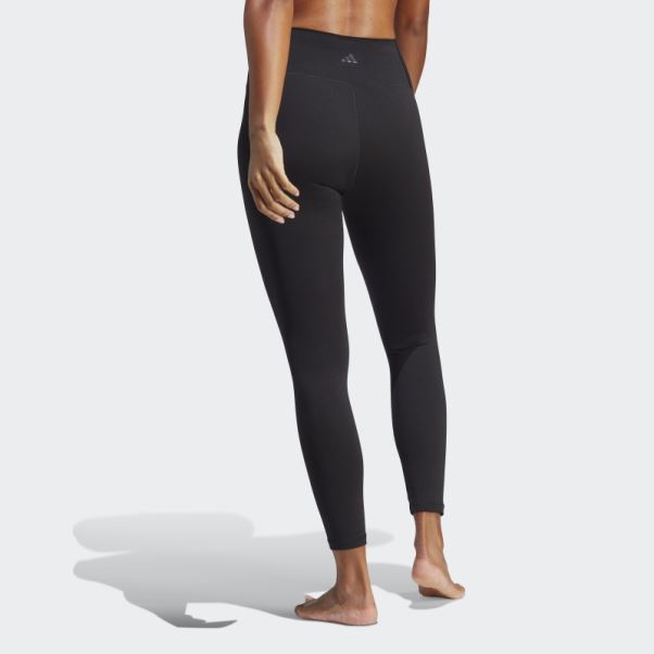 Adidas Legging Yoga Studio Luxe 7/8 Noir