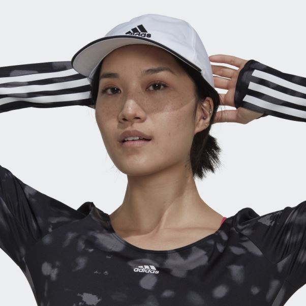 Adidas Hyperglam Cut 3-stripes Crop Top Manches Longues Noir