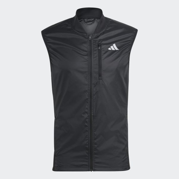 Adidas Possède Le Gilet De Course Noir
