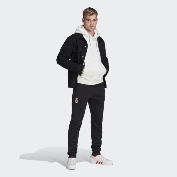 Adidas Pantalon De Survêtement Real Madrid Essentials Trèfle Noir