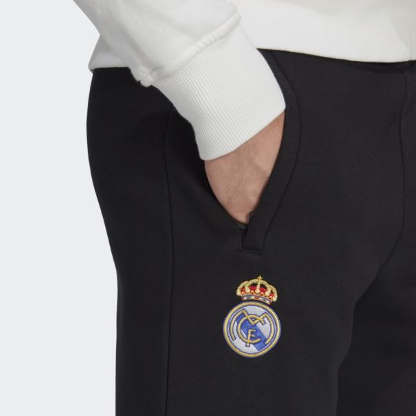 Adidas Pantalon De Survêtement Real Madrid Essentials Trèfle Noir