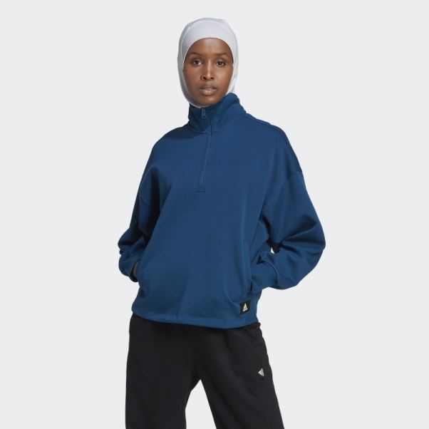 Marine Future Icon Badge Of Sport Sweat Zippé Adidas