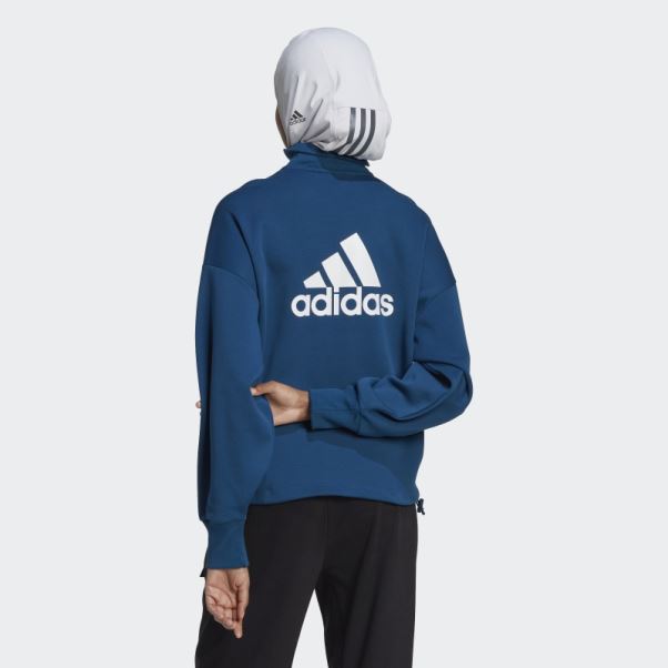 Marine Future Icon Badge Of Sport Sweat Zippé Adidas