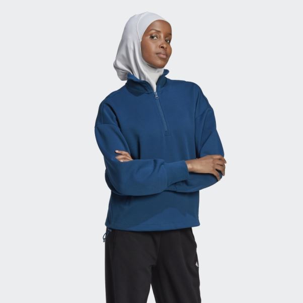 Marine Future Icon Badge Of Sport Sweat Zippé Adidas