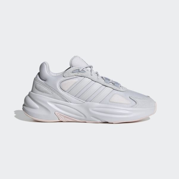 Chaussures De Course Adidas Ozelle Cloudfoam Lifestyle Gris Dash