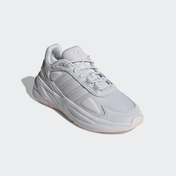 Chaussures De Course Adidas Ozelle Cloudfoam Lifestyle Gris Dash