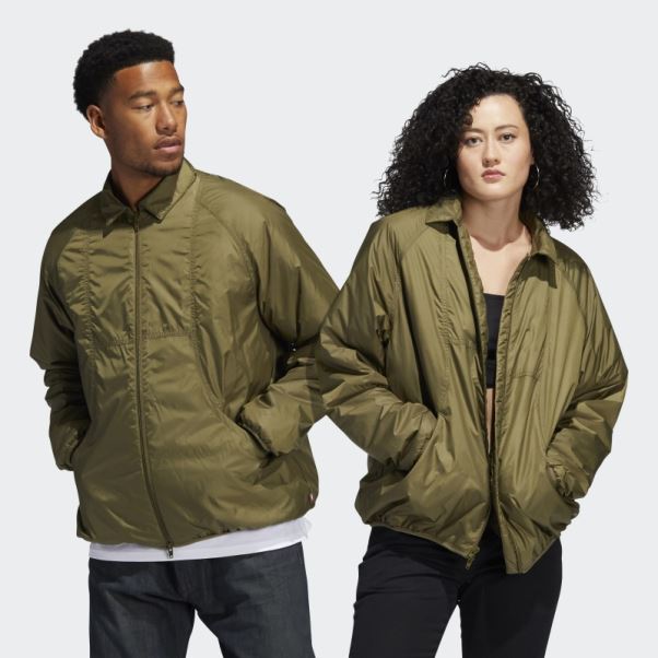 Veste D'entraîneur Isolée (non Genrée) Olive Adidas