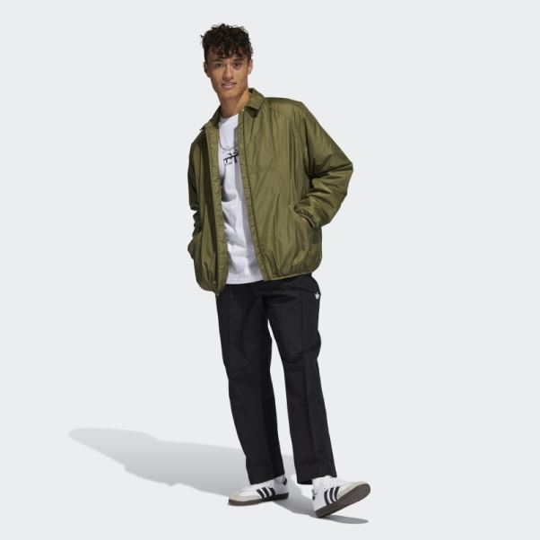 Veste D'entraîneur Isolée (non Genrée) Olive Adidas