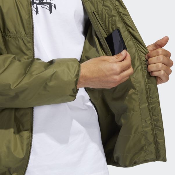 Veste D'entraîneur Isolée (non Genrée) Olive Adidas