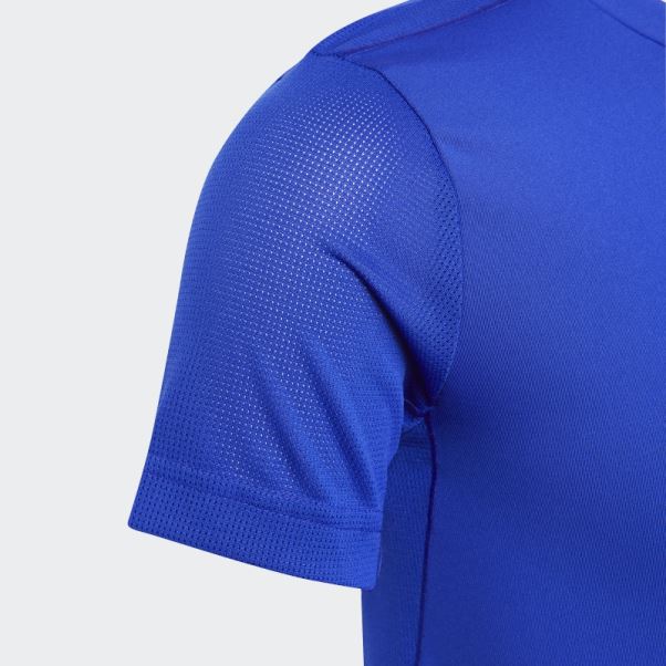Adidas Aeroready 3 Bandes T-shirt Bleu