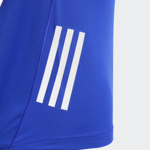 Adidas Aeroready 3 Bandes T-shirt Bleu