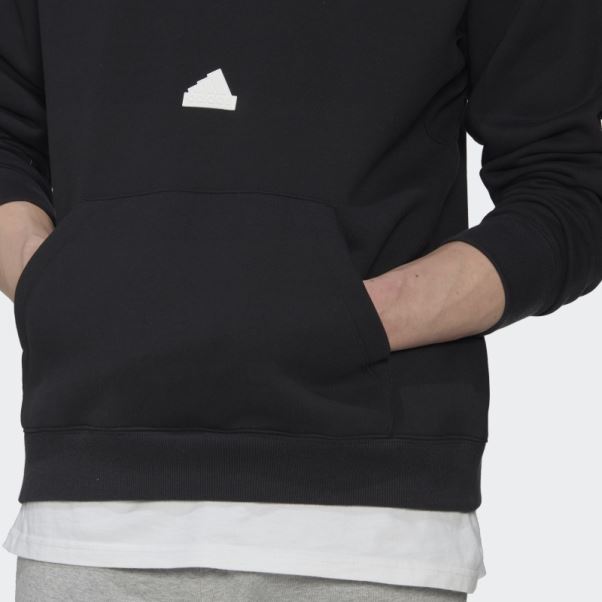 Sweat à Capuche Adidas Noir