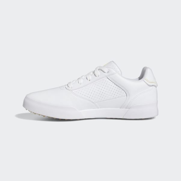 Chaussures De Golf Sans Crampons Adidas Retrocross Blanches