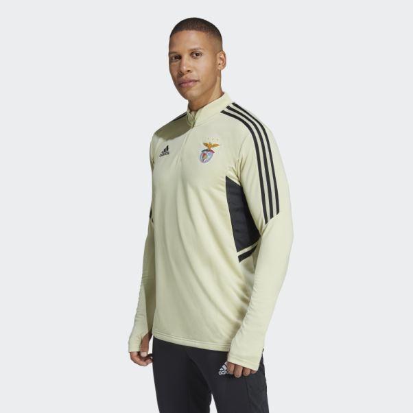 Adidas Benfica Condivo Training Top Beige Sable
