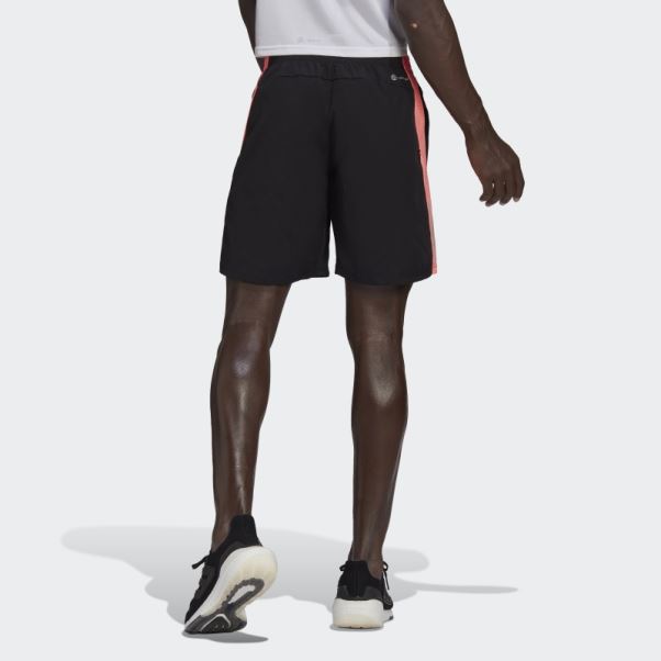 Adidas Possède Le Short De Course Rouge Acide