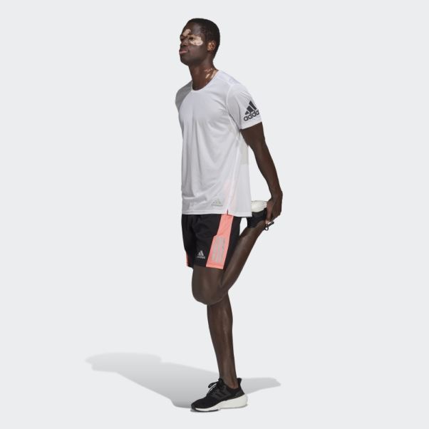 Adidas Possède Le Short De Course Rouge Acide