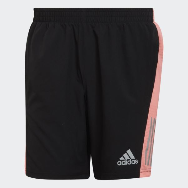 Adidas Possède Le Short De Course Rouge Acide
