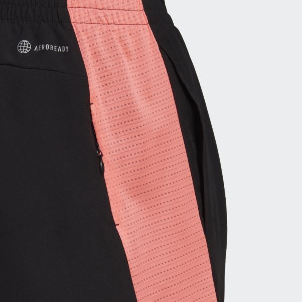 Adidas Possède Le Short De Course Rouge Acide