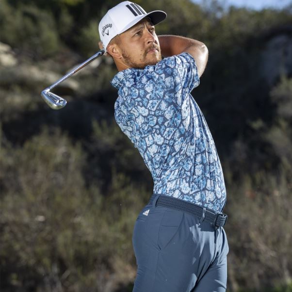 Polo En Contenu Recyclé Adidas Cobblestone Aqua