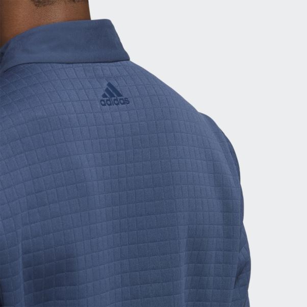 Pull Adidas Dwr 1/4-zip Bleu Marine