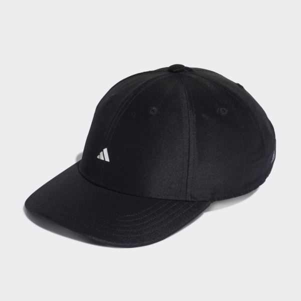 Casquette De Baseball En Satin Noir Adidas Fashion