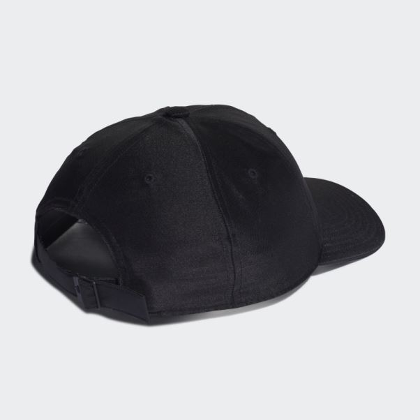 Casquette De Baseball En Satin Noir Adidas Fashion