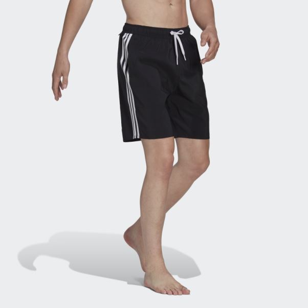 Adidas 3-stripes Clx Short De Bain Noir