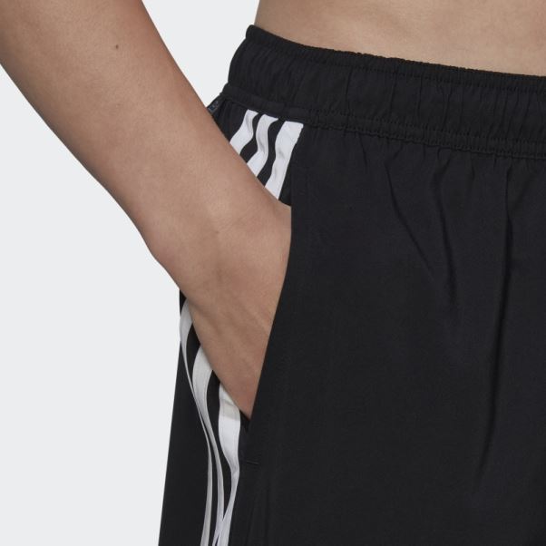 Adidas 3-stripes Clx Short De Bain Noir