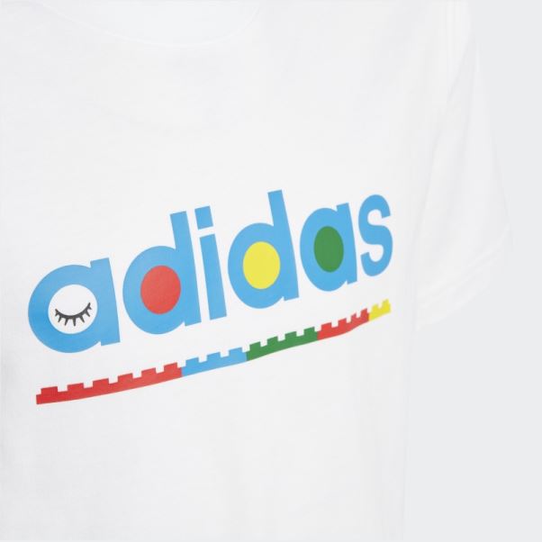 T-shirt Graphique Adidas X Lego Blanc Chaud